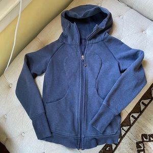 Navy blue lululemon hoodie size 6